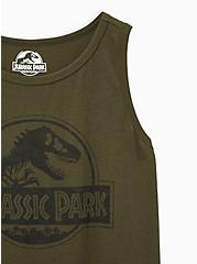 Classic Fit Crew Tank - Jurassic Park Olive, DEEP DEPTHS, alternate
