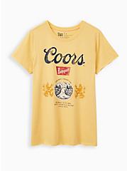 Classic Fit Crew Tee – Coors Yellow, MINERAL YELLOW, hi-res