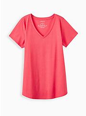 Girlfriend Tee - Signature Jersey Bright Berry, TEABERRY, hi-res