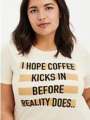Plus Size Everyday Tee - Signature Jersey Coffee Reality Beige, TAUPE, alternate