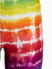Plus Size Celebrate Love Rainbow Liquid Tie Dye Short, TIE DYE, alternate