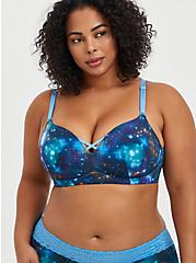 Push-Up Wire-Free Bra - Blue With 360° Back Smoothing, DEEP SPACE, hi-res