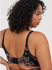 Lightly Lined Wirefree Bra - Lace Floral with 360° Back Smoothing™, HIBISCUS FLORAL, alternate