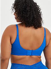 Lightly Lined Wire-Free Bra - Blue with 360° Back Smoothing™ , LAPIS BLUE, alternate