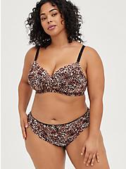 Wire-Free Lightly Lined Printed Lace 360° Back Smoothing™ Bra, MIDI LEOPARD, alternate