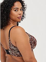 Wire-Free Lightly Lined Printed Lace 360° Back Smoothing™ Bra, MIDI LEOPARD, alternate