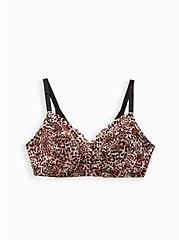 Wire-Free Lightly Lined Printed Lace 360° Back Smoothing™ Bra, MIDI LEOPARD, hi-res