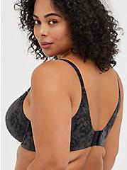 Lightly Lined T-Shirt Bra - Roses Black with 360° Back Smoothing™ , BED OF ROSES, alternate