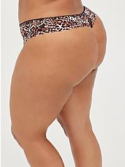 Cutout Thong Panty - Lace Leopard, MYSTIC LEOPARD, alternate