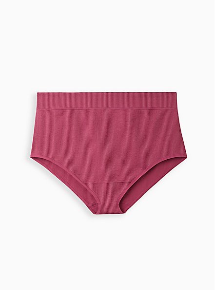 Seamless Brief Panty - Ribbed Purple, VIOLET QUARTZ, hi-res
