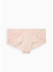 Plus Size Breast Cancer Awareness Cheeky Panty - Microfiber Pink, LOTUS, hi-res