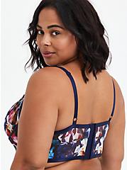 Lightly Lined Underwire Bra - Mesh Floral Galaxy Blue, FLORAL IN GALAXY, alternate