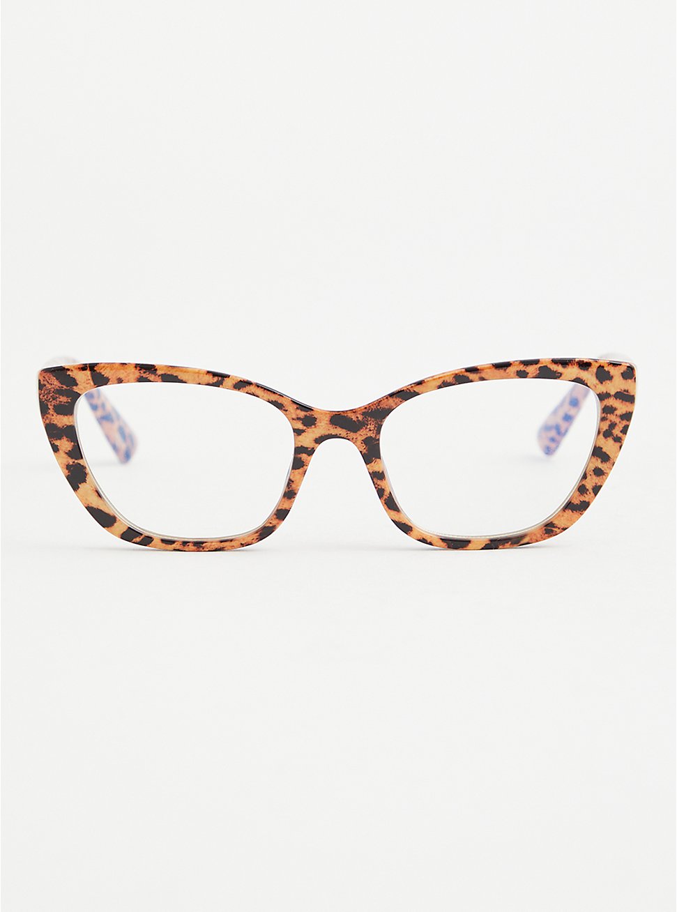 Leopard Cat Eye Bluelight Glasses , , hi-res