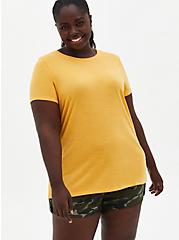 Plus Size Everyday Tee - Signature Jersey Yellow , OLD GOLD, alternate
