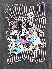 Plus Size Disney Mickey & Friends Squad Side Tie Tank, HEATHER  CHARCOAL, alternate