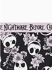 Cheeky Panty - The Nightmare Before Christmas Purple Floral Cotton, MULTI, alternate