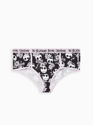 Plus Size - Cheeky Panty - The Nightmare Before Christmas Purple Floral ...