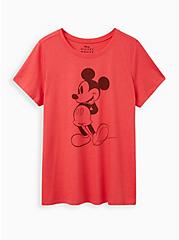 Slim Fit Crew Tee - Red Mickey Mouse, TEABERRY, hi-res
