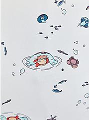 Her Universe Studio Ghibli Tulip Sleeve Blouse - Georgette Ponyo White, MULTI, alternate