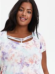 Plus Size Strappy Swing Tee - Super Soft Tie Dye , OTHER PRINTS, hi-res