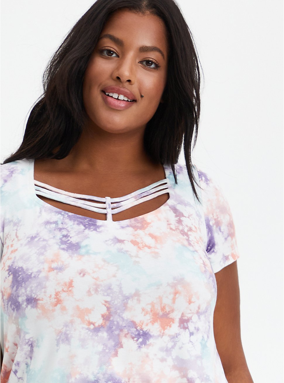 Strappy Swing Tee - Super Soft Tie Dye , OTHER PRINTS, hi-res