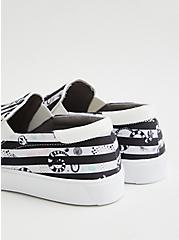 Beetlejuice Slip-On Sneaker - Canvas Striped (WW), BLACK, alternate