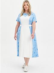 Disney Alice In Wonderland Alice Midi Dress, BLUE  WHITE, hi-res