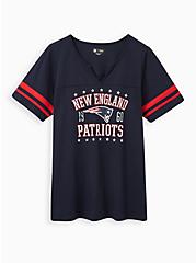 Classic Fit Football Tee - NFL New England Patriots Navy, PEACOAT, hi-res