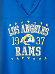 Plus Size Classic Fit Football Tee - NFL Los Angeles Rams Blue, BLUE, alternate