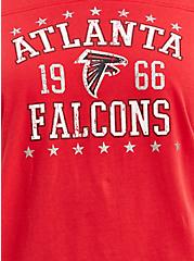 Plus Size Classic Fit Football Tee - NFL Atlanta Falcons Red, JESTER RED, alternate