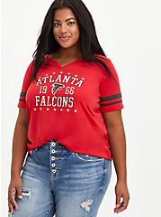 Classic Fit Football Tee - NFL Atlanta Falcons Red, JESTER RED, hi-res