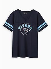 Classic Fit Football Tee - Tennessee Titans Navy, PEACOAT, hi-res