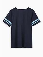 Plus Size Classic Fit Football Tee - Tennessee Titans Navy, PEACOAT, alternate