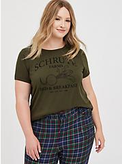 Classic Fit Ringer Tee - Schrute Farms Olive, DEEP DEPTHS, hi-res