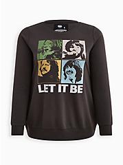 Beatles Sweatshirt - Fleece Let It Be Grey, DARK GREY, hi-res
