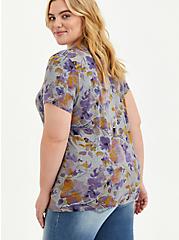 Plus Size Perfect Tee - Super Soft Floral Grey, OTHER PRINTS, alternate