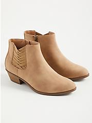 Criss Cross Ankle Bootie - Nubuck Tan (WW), TAUPE, hi-res