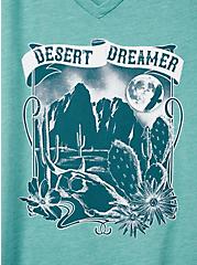 Girlfriend Tee - Signature Jersey Desert Dreamer Mineral Wash Green, GREEN, alternate