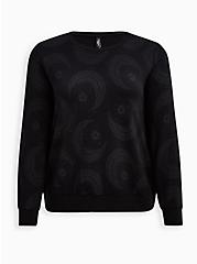 Sleep Sweatshirt - Micro Modal Terry Moon Black, MULTI, hi-res