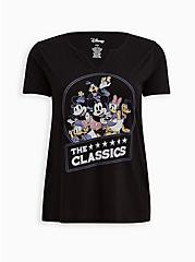 Plus Size Classics Top - Disney Mickey & Friends Black, DEEP BLACK, hi-res