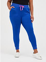 #TorridStrong Relaxed Jogger Scrub Pant - Cupro Blue, SURF THE WEB, hi-res