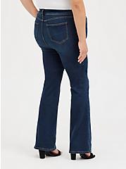 Plus Size Midfit Slim Boot Jean - Super Soft Dark Wash, BASIN, alternate