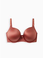Plus Size Lightly Lined T-Shirt Bra - Shine Rose with 360° Back Smoothing™ , WITHERED ROSE PINK, hi-res