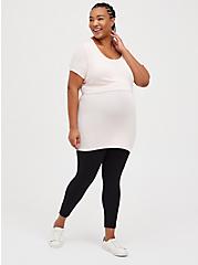 Plus Size Platinum Maternity Legging - Ponte Black, BLACK, hi-res