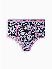 Plus Size The Nightmare Before Christmas High Waist Panty - Cotton Jack Black, MULTI, hi-res