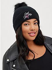 Plus Size Breast Cancer Awareness Beanie - Can't Stop Me, , hi-res