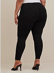 Plus Size Sky High Skinny Jean - Premium Stretch Black, DEEP BLACK, alternate