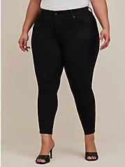 Plus Size Sky High Skinny Jean - Premium Stretch Black, DEEP BLACK, hi-res
