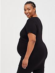 Maternity Nursing Top - Super Soft Black, DEEP BLACK, alternate