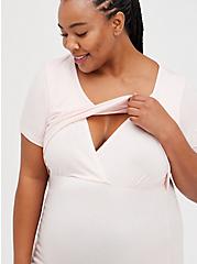 Maternity Nursing Top - Super Soft Pink, PINK, alternate